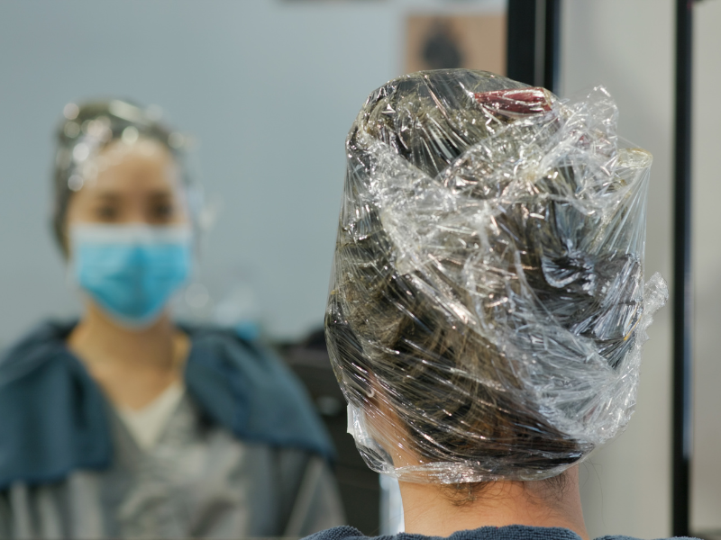 Nhuộm tóc nam The Fist Barbershop